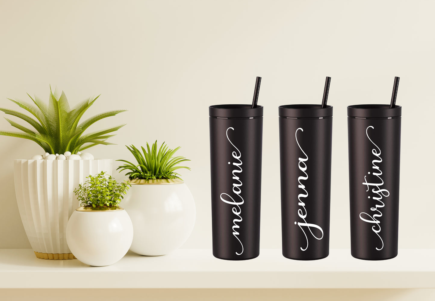 Custom Personalized Name Tumbler, Secret Santa, Gift for Friend, Coworker Present, Bridesmaid Gift, Christmas Stocking Stuffer, Birthday