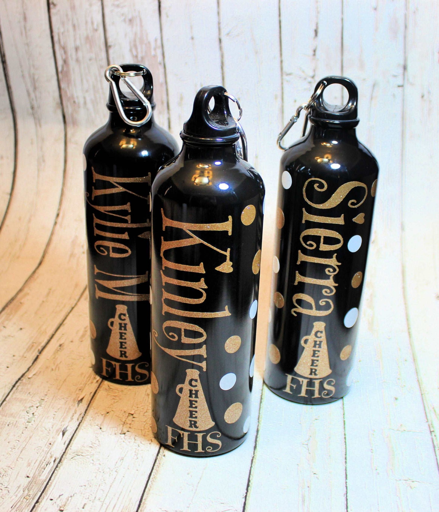 Cheer Aluminum Water Bottle freeshipping - Be Vocal Designs