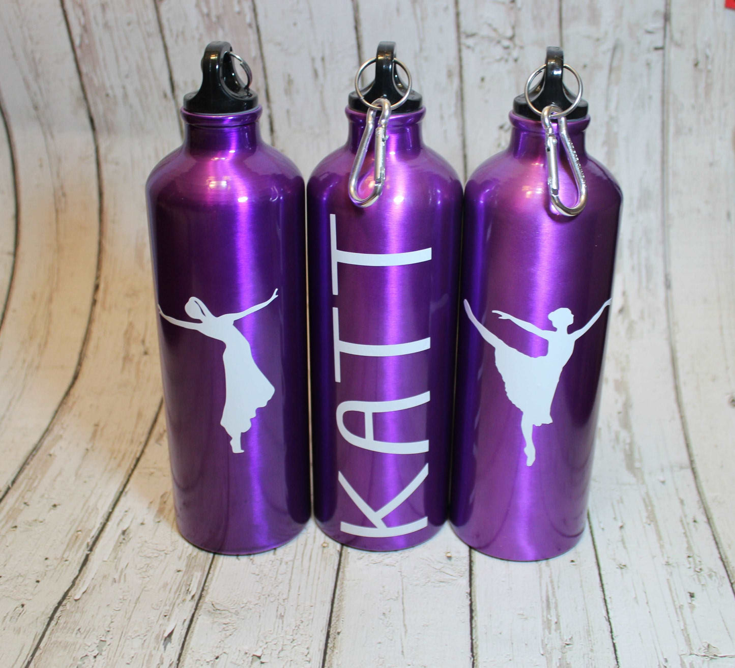 Dancer Aluminum Water Bottle freeshipping - Be Vocal Designs
