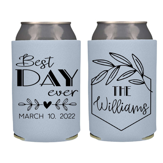 Best Day Ever Screen Printed Can Cooler freeshipping - Be Vocal Designs