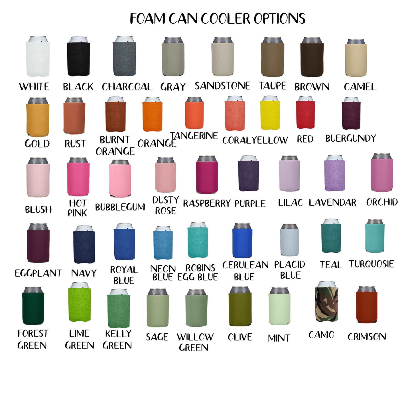 40 & Fabulous Birthday Party Favor Screen Printed Can Cooler