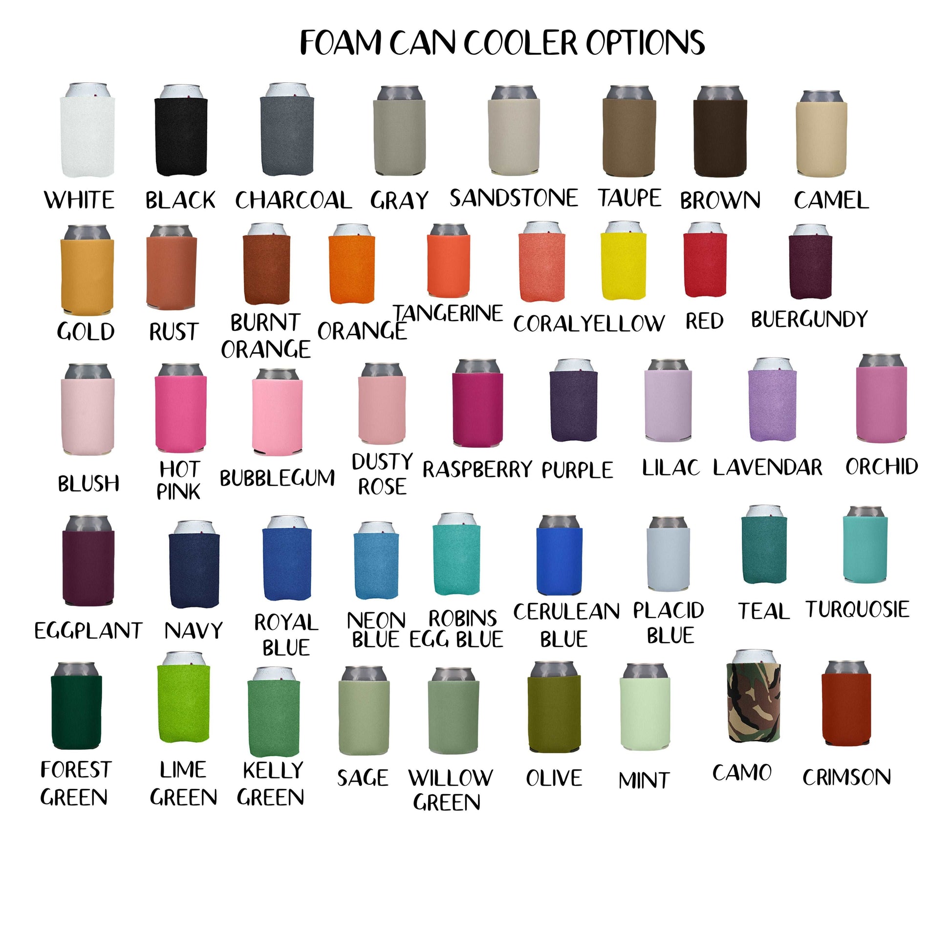 About Damn Time Screen Printed Can Cooler