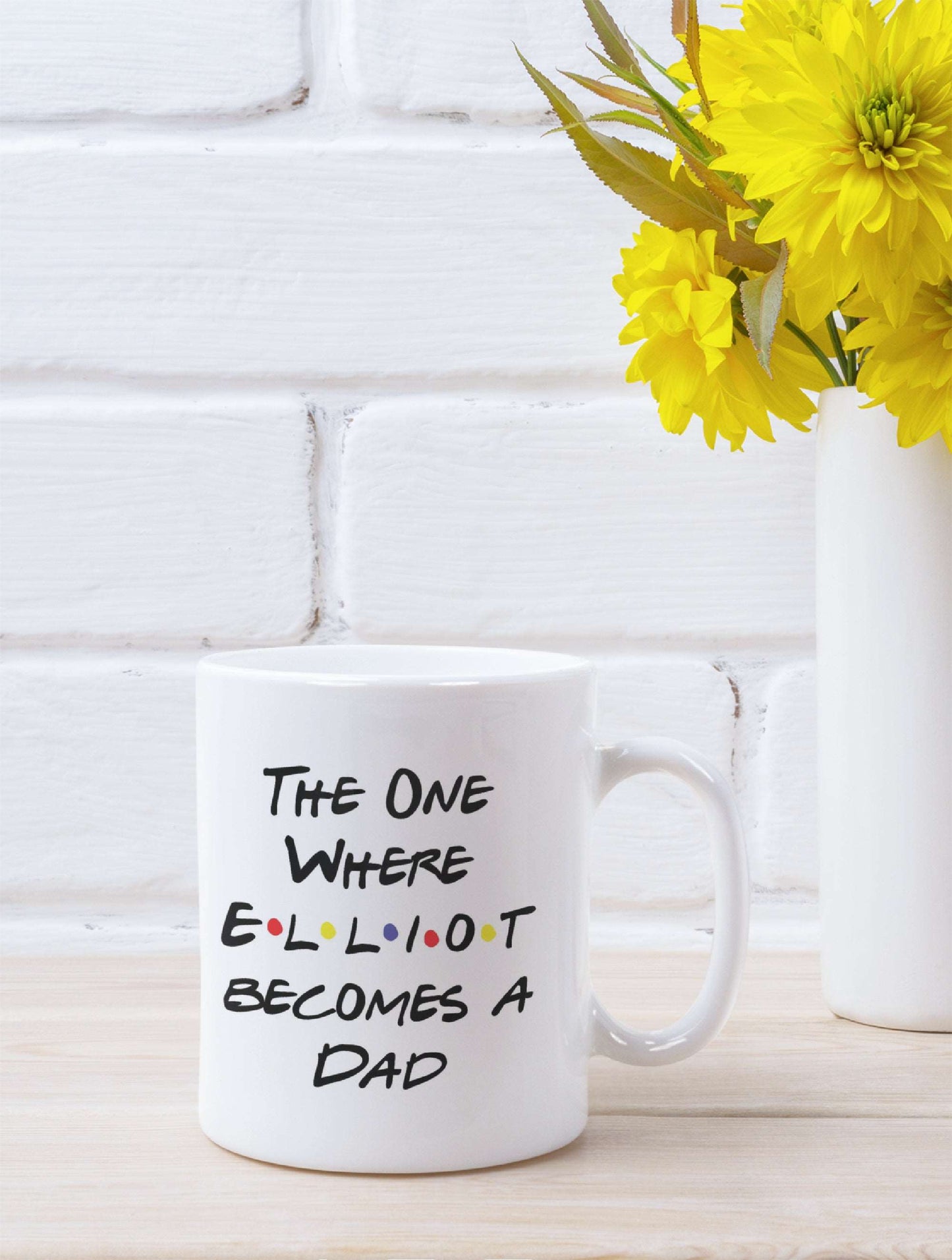 Friends New Dad Ceramic Mug freeshipping - Be Vocal Designs