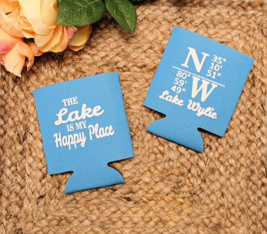 Coordinate Wedding Reception Favors Regular Screen Printed Can Coolers