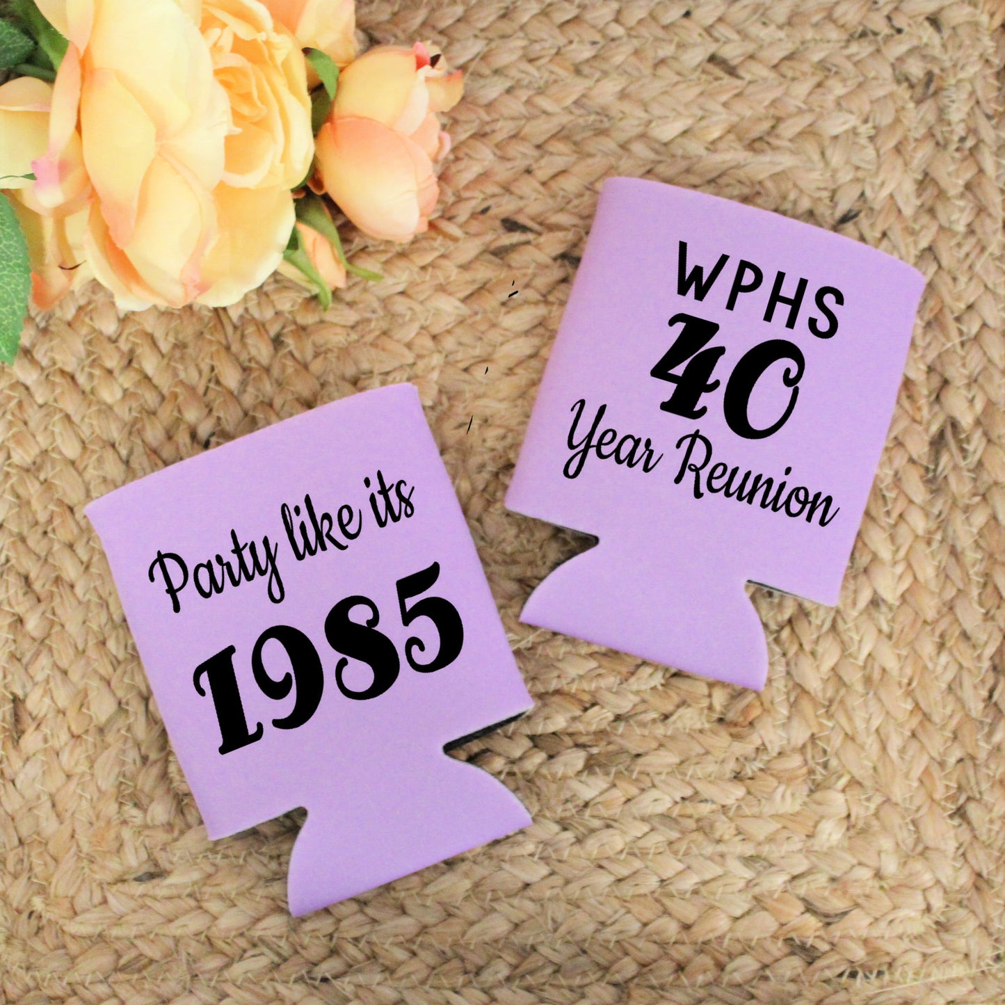 High School Reunion Party Likes Its Screen Printed Can Cooler