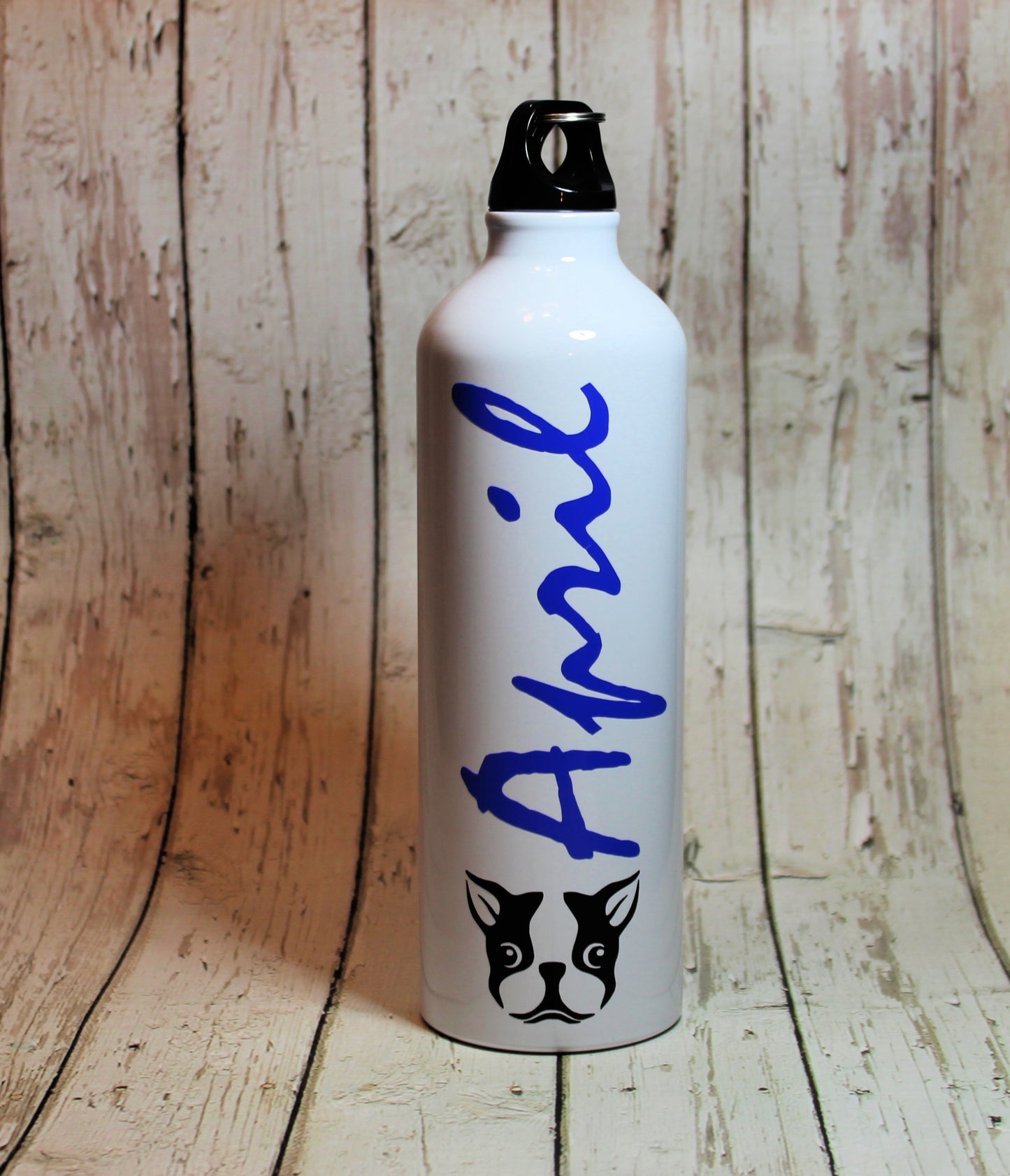 Personalized Boston Terrier Aluminum Water Bottle freeshipping - Be Vocal Designs