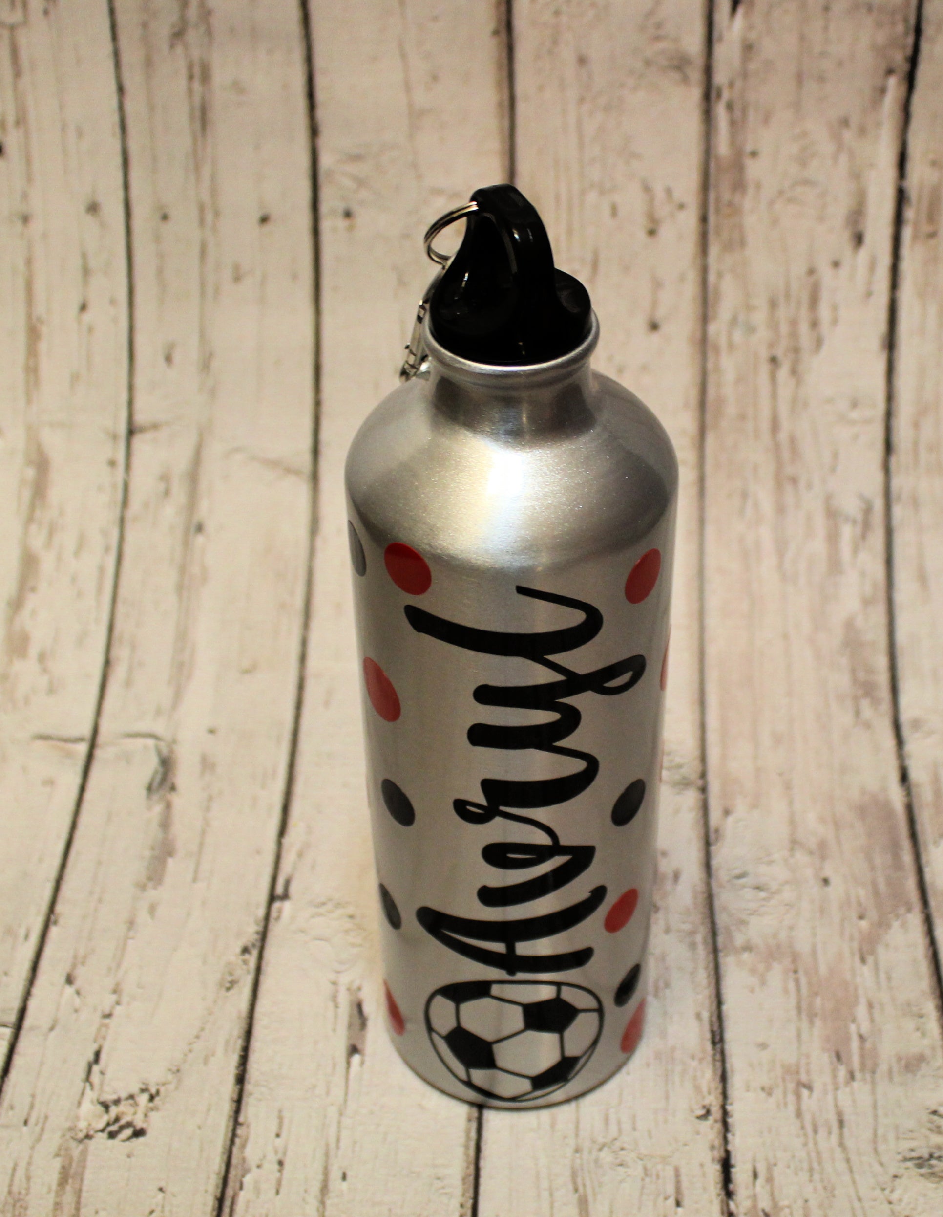 Soccer Water Bottle - Aluminum Water Bottle