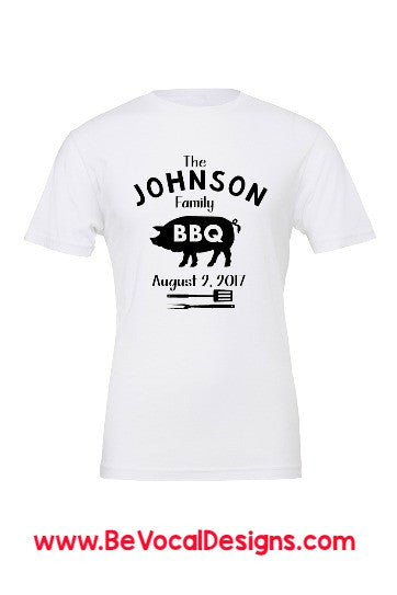 Family BBQ Screen Printed Tee Shirts - Be Vocal Designs