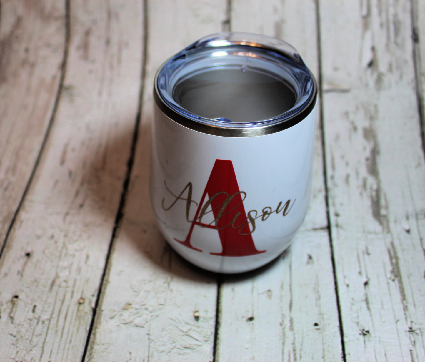 Personalized Stainless Steel Wine Tumbler freeshipping - Be Vocal Designs