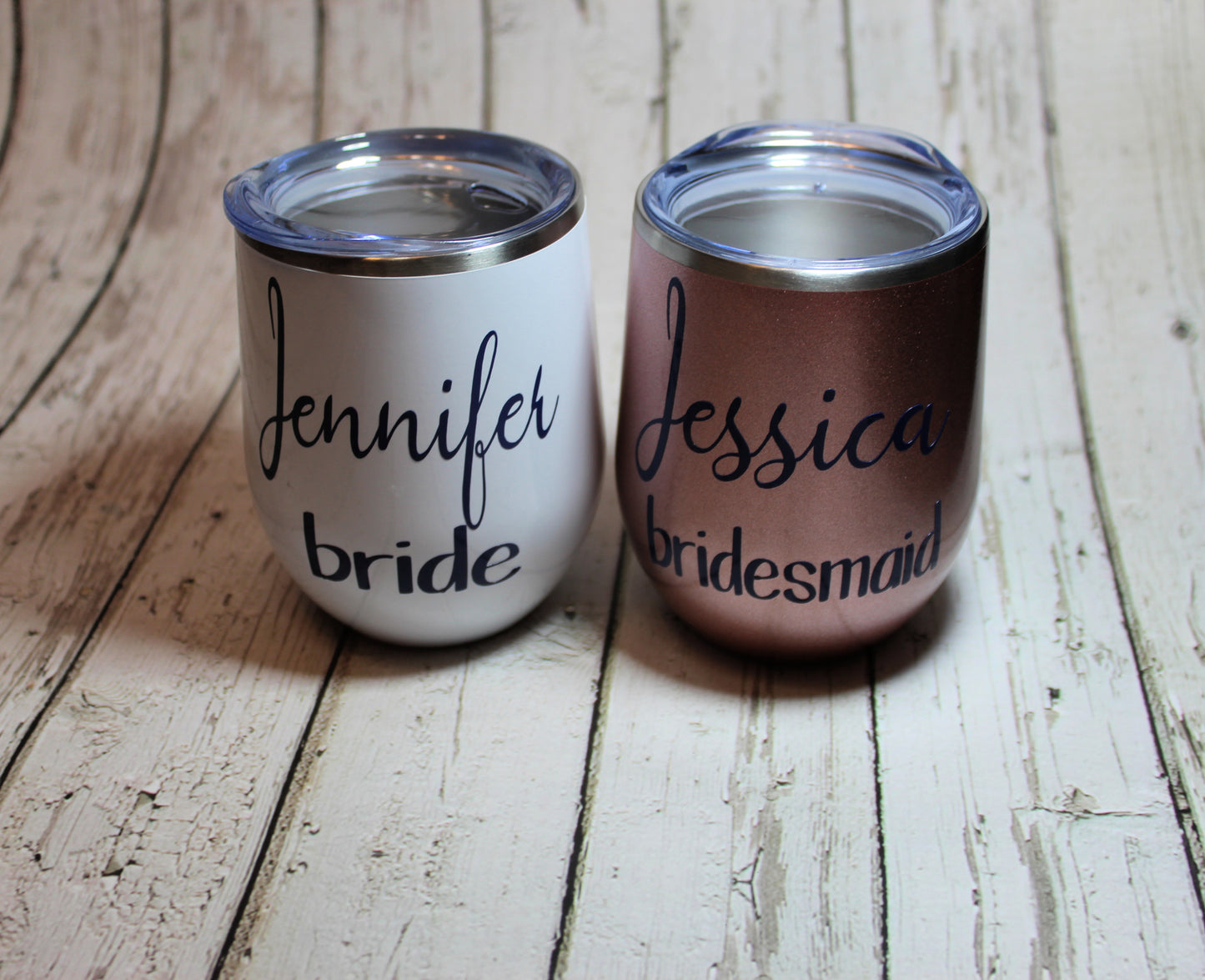 Wedding Party Stainless Steel Wine Tumbler freeshipping - Be Vocal Designs