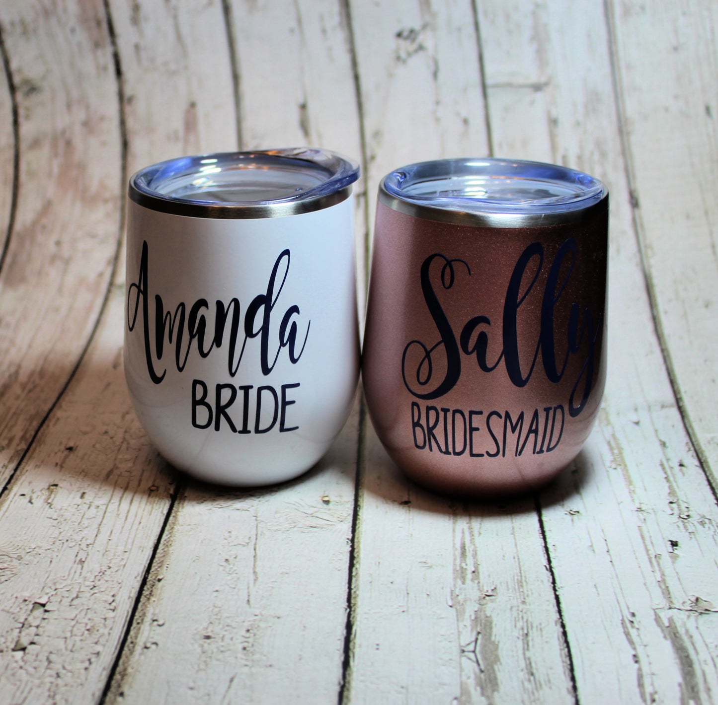 Wedding Party Stainless Steel Wine Tumbler freeshipping - Be Vocal Designs