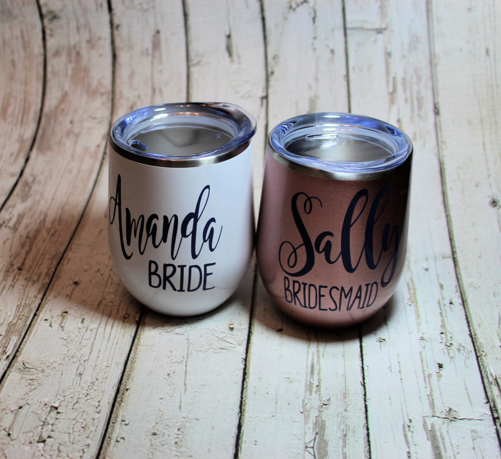 Wedding Party Stainless Steel Wine Tumbler freeshipping - Be Vocal Designs