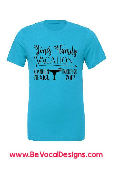 Family Vacation Margarita Screen Printed Tee Shirts - Be Vocal Designs
