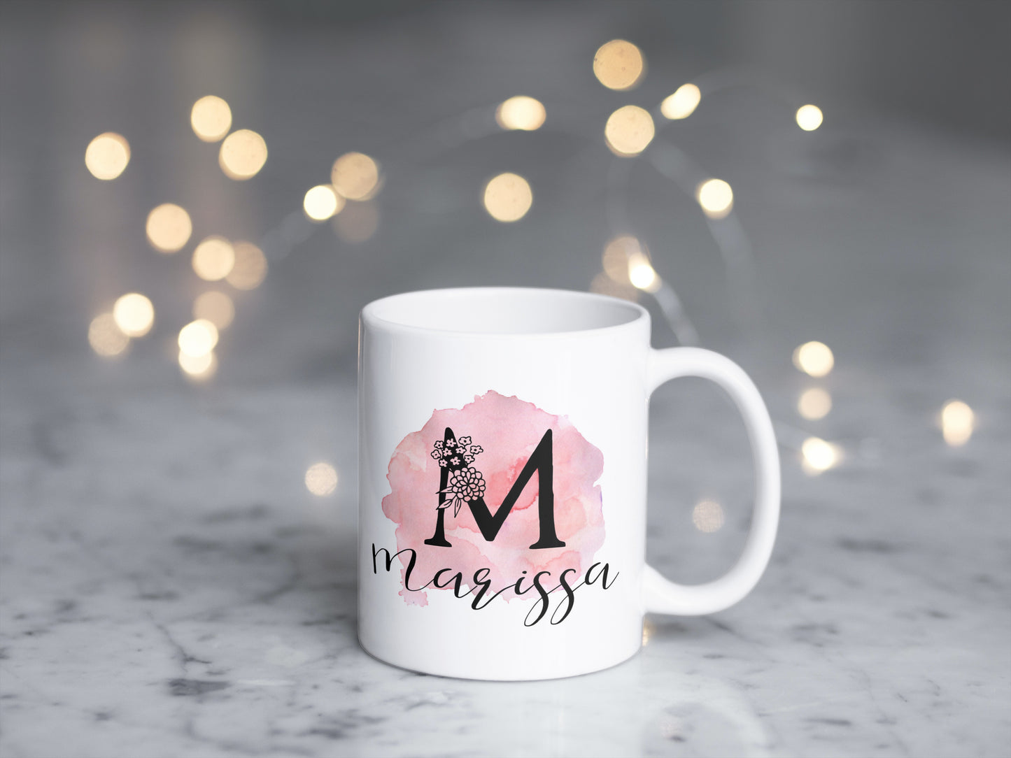 Personalized Large Letter Ceramic Mug freeshipping - Be Vocal Designs