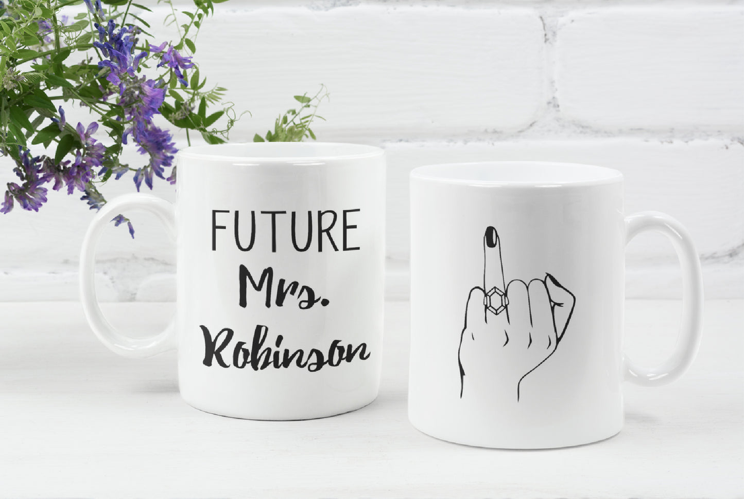 Future Mrs. Engagment Ceramic Mug freeshipping - Be Vocal Designs