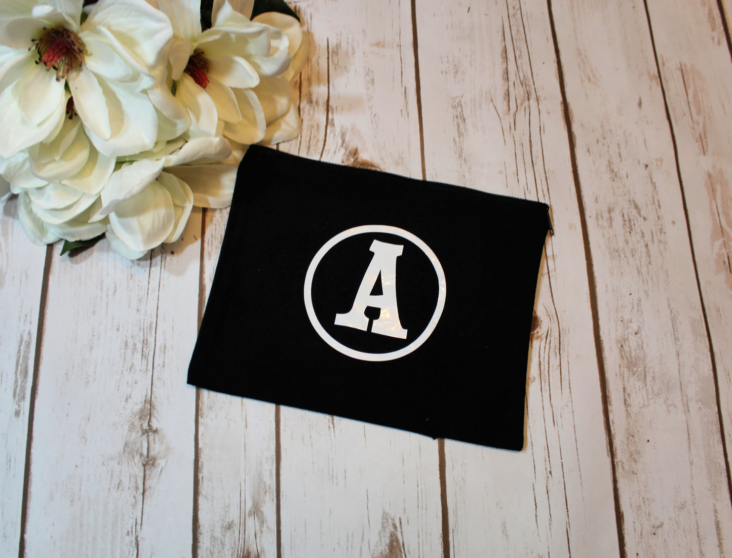 Personalized Cotton Canvas Make Up Bag freeshipping - Be Vocal Designs