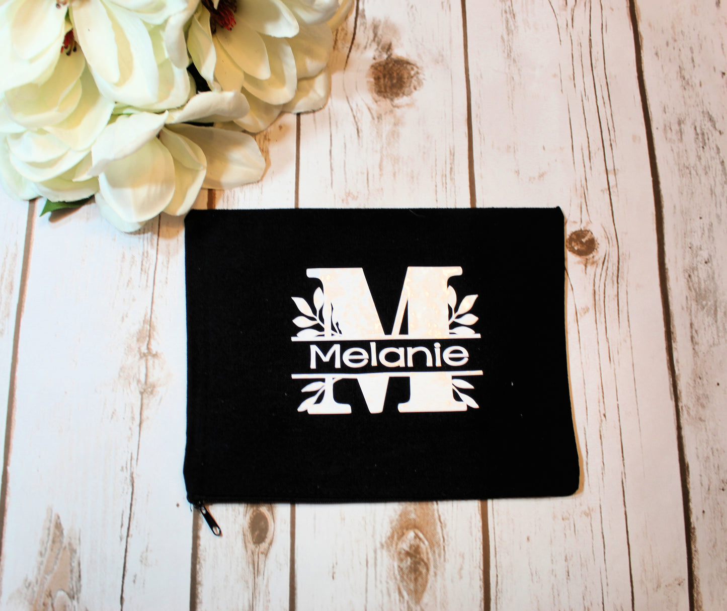 Personalized Cotton Canvas Make Up Bag freeshipping - Be Vocal Designs