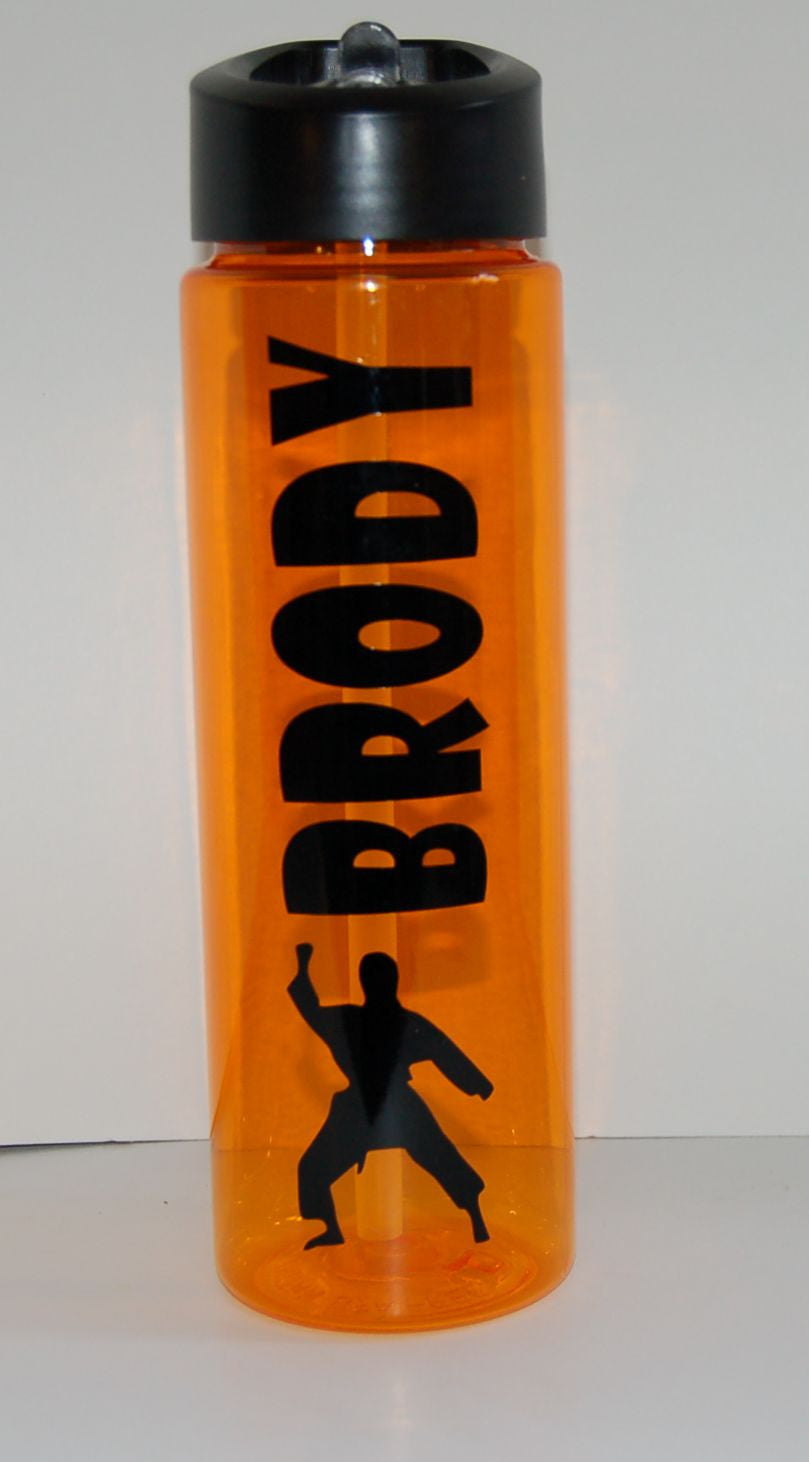 Karate Ninja Plastic Water Bottle - Be Vocal Designs