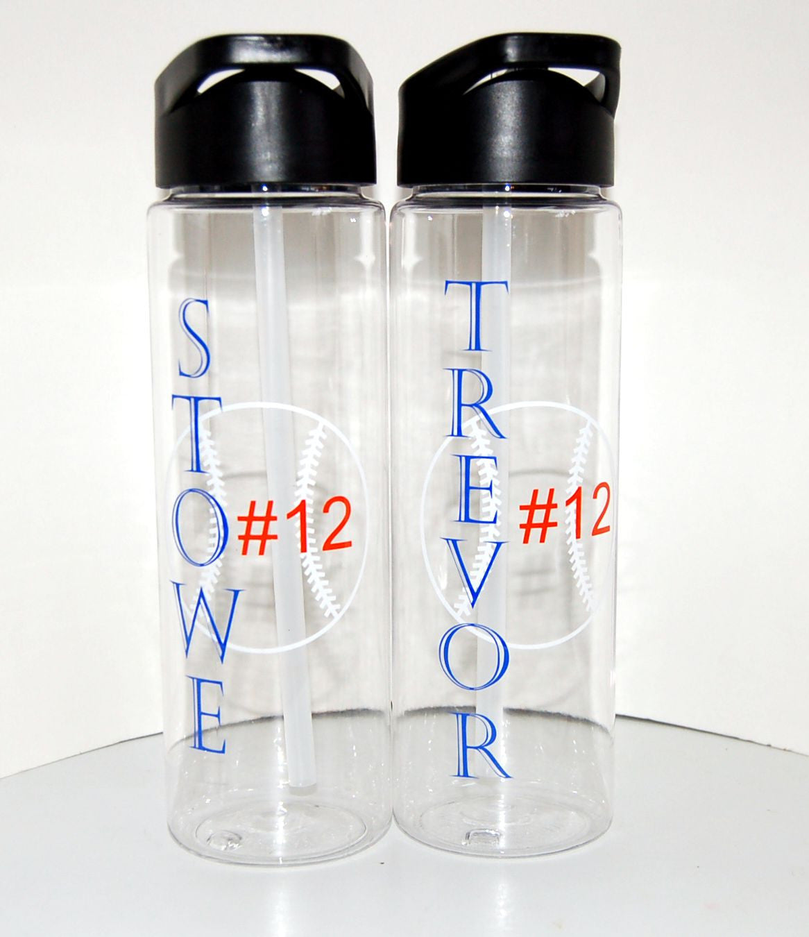 Personalized Sports Plastic Water Bottle - Be Vocal Designs