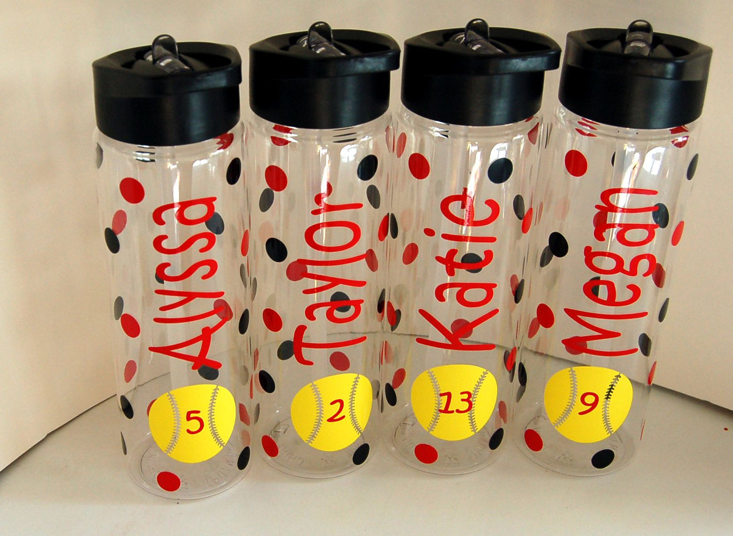 Personalized Sports Plastic Water Bottle - Be Vocal Designs