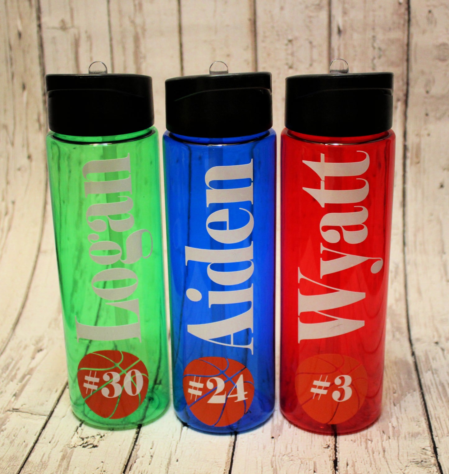 Personalized Sports Plastic Water Bottle freeshipping - Be Vocal Designs