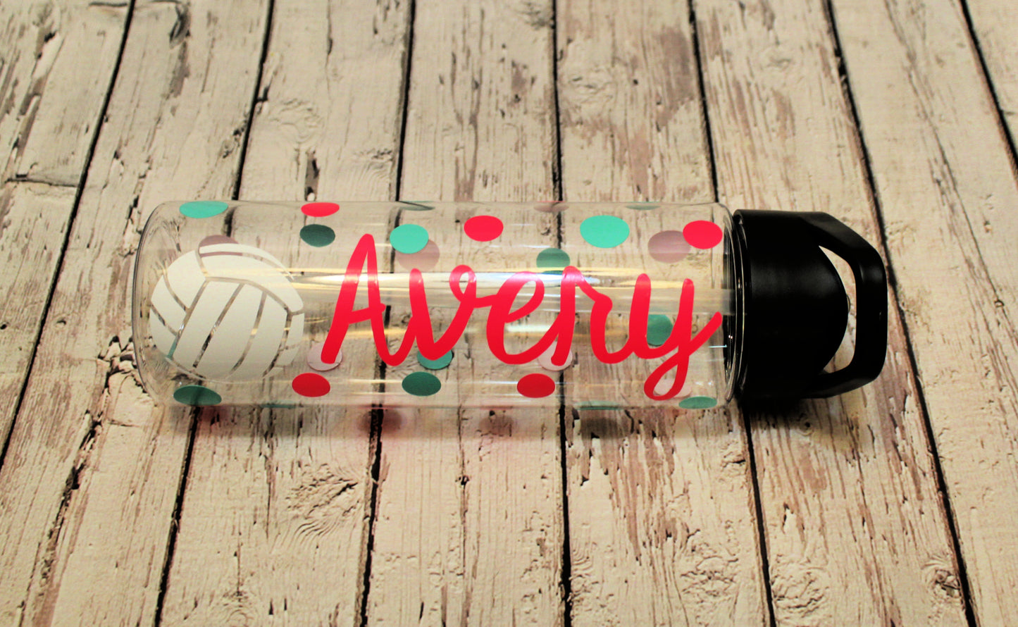 Personalized Sports Plastic Water Bottle freeshipping - Be Vocal Designs