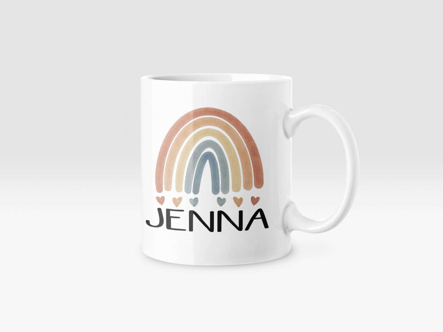 Personalized Rainbow Ceramic Mug freeshipping - Be Vocal Designs