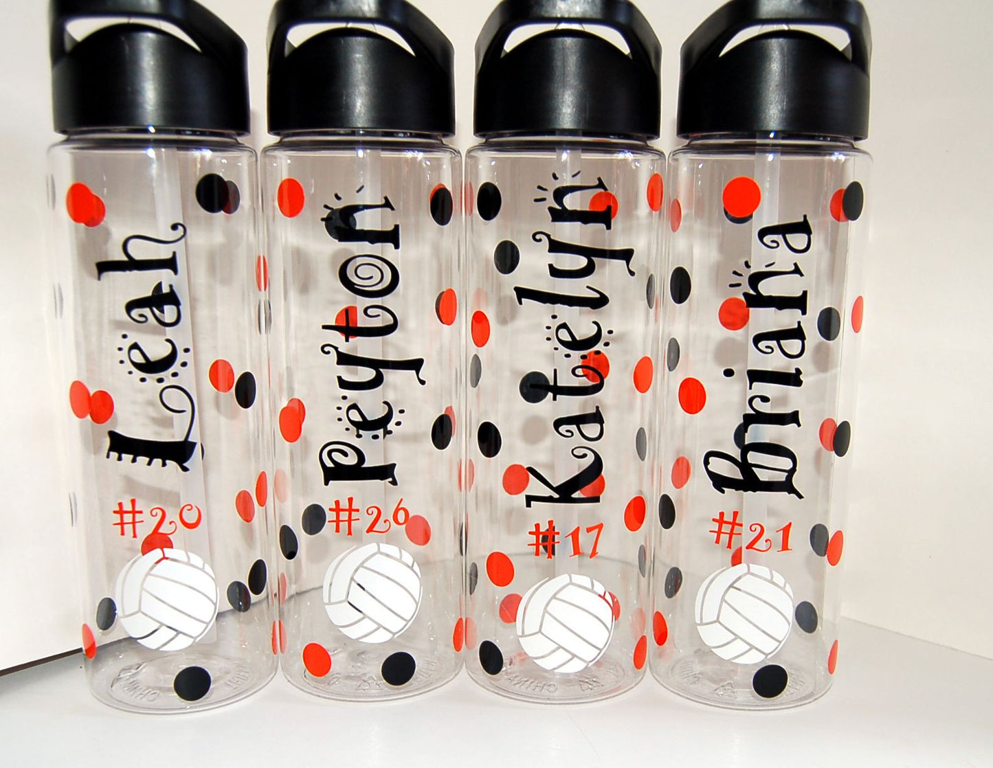 Personalized Sports Plastic Water Bottle - Be Vocal Designs