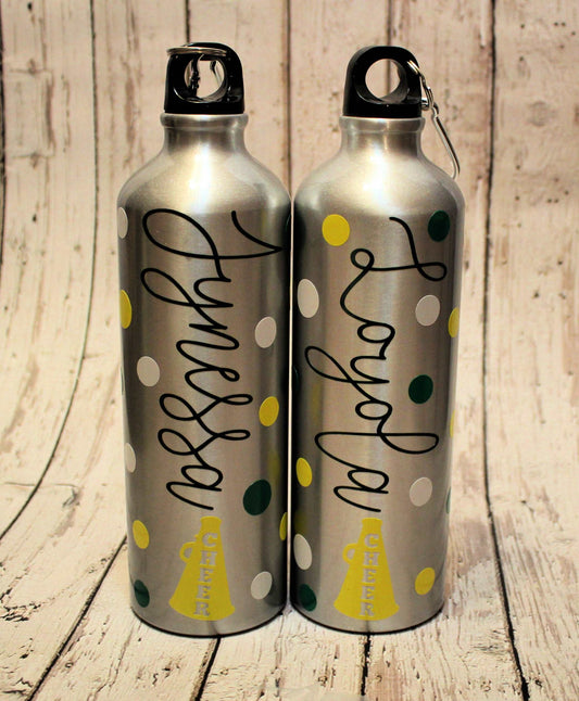 Cheer Aluminum Water Bottle freeshipping - Be Vocal Designs