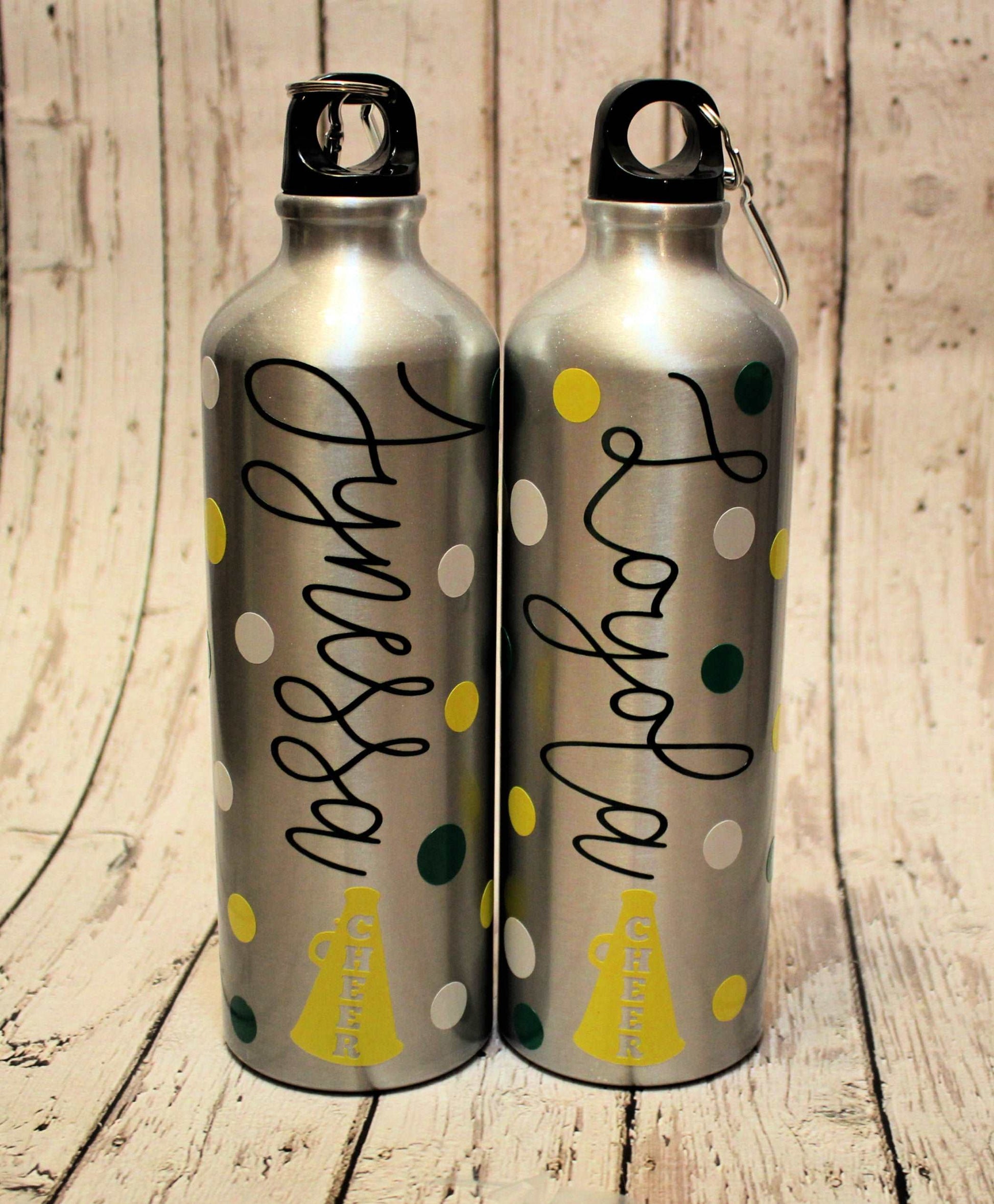 Cheer Aluminum Water Bottle – Be Vocal Designs