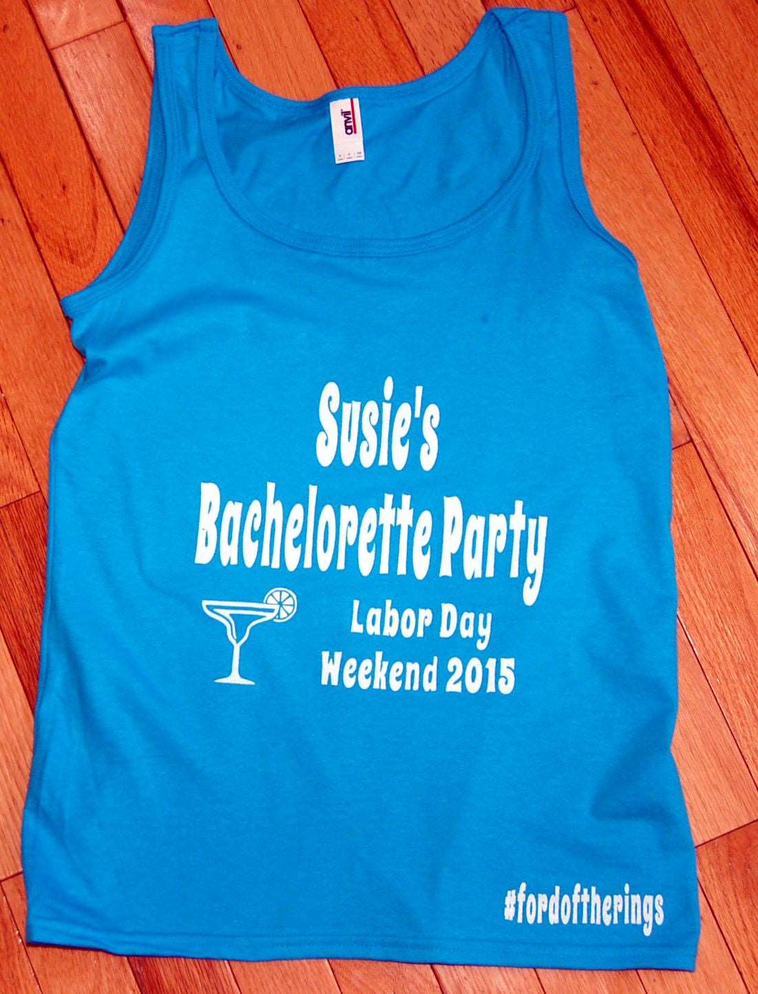 Bachelorette Party Fitted Tank - Be Vocal Designs