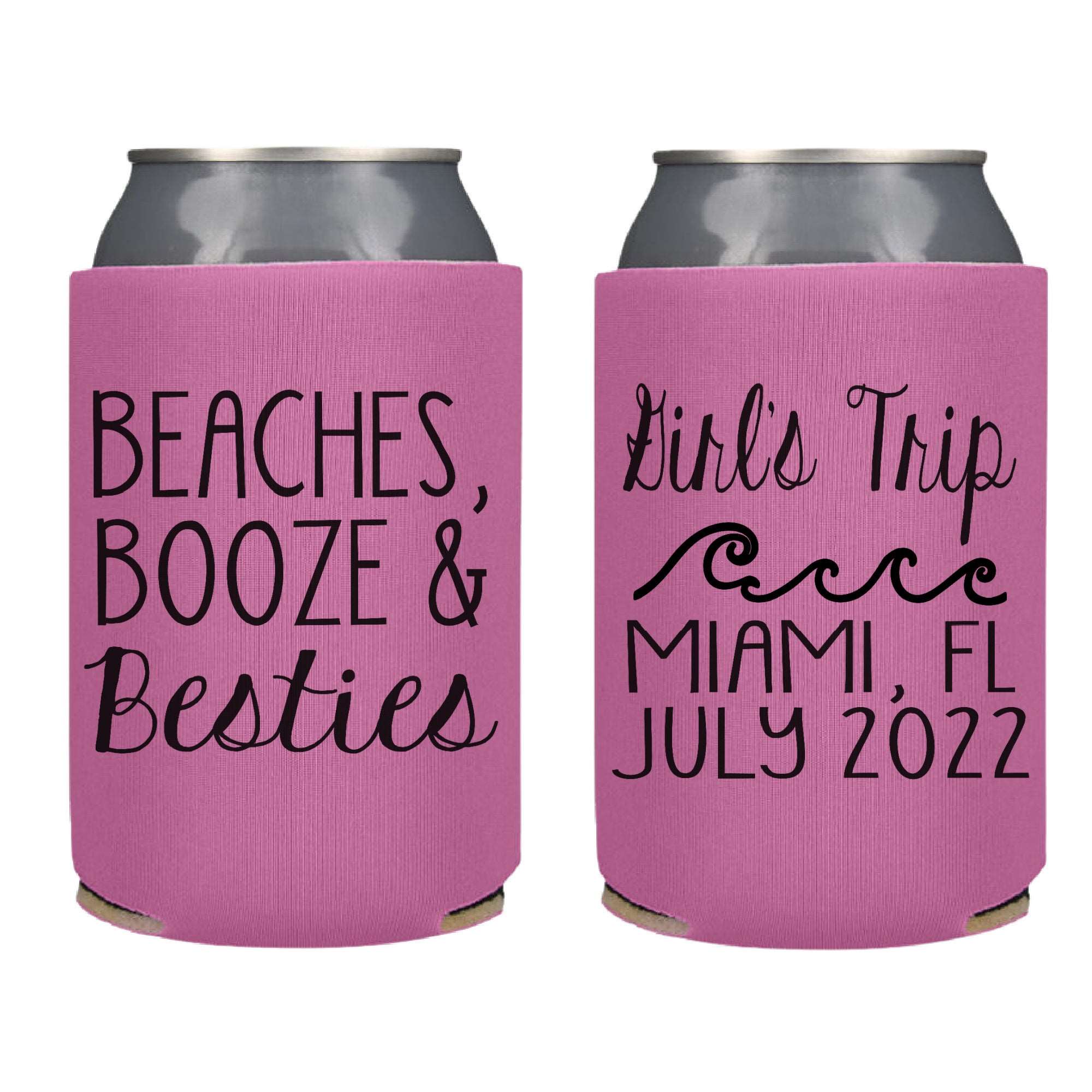 Personalized family reunion store koozies