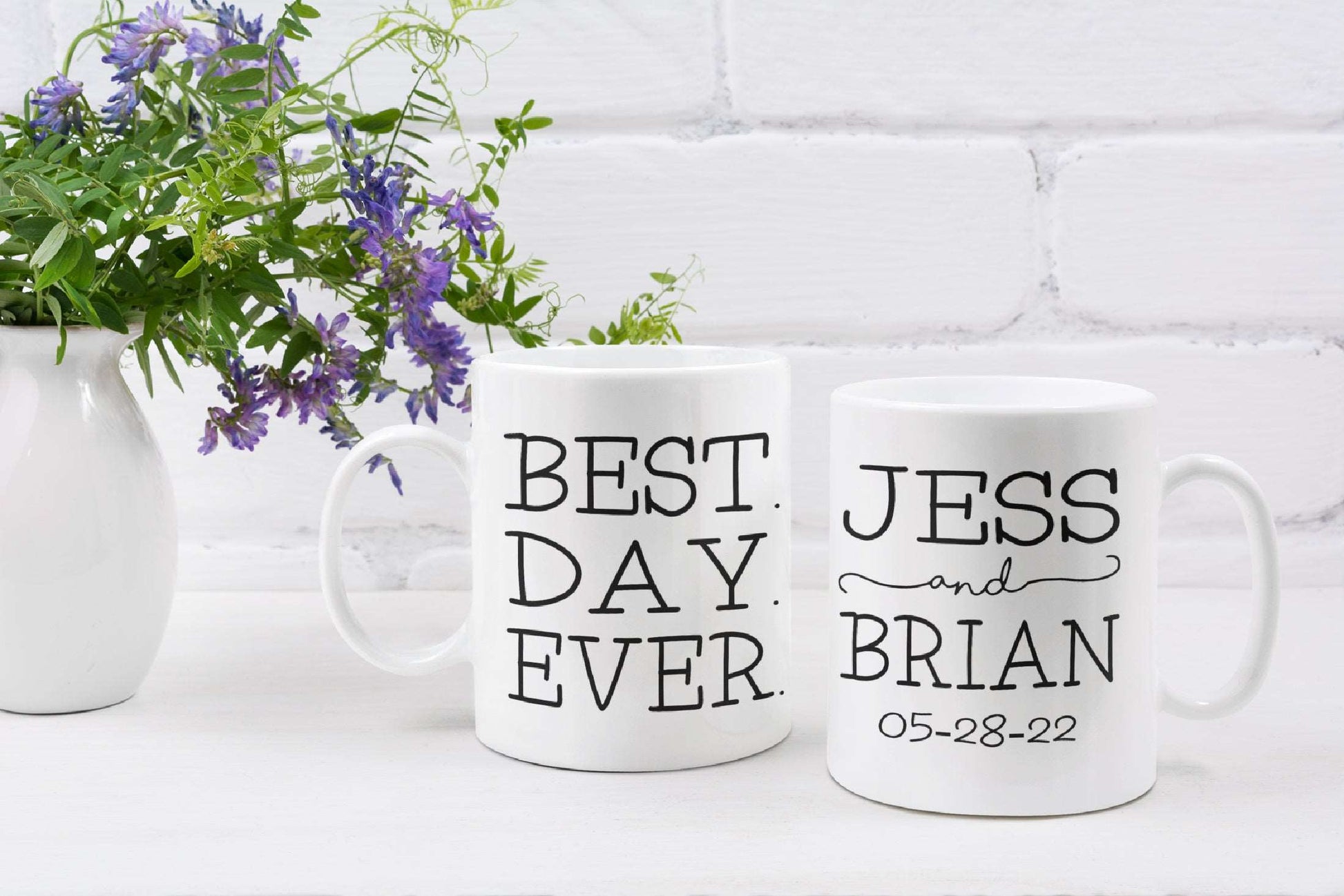Best Day Ever Wedding Ceramic Mug freeshipping - Be Vocal Designs