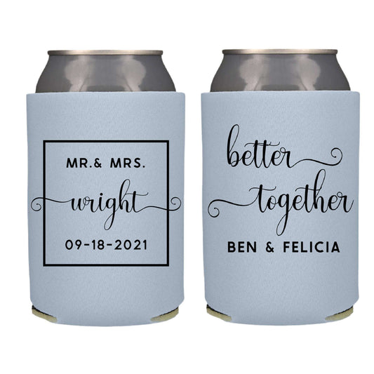 Better Together Screen Printed Can Cooler freeshipping - Be Vocal Designs