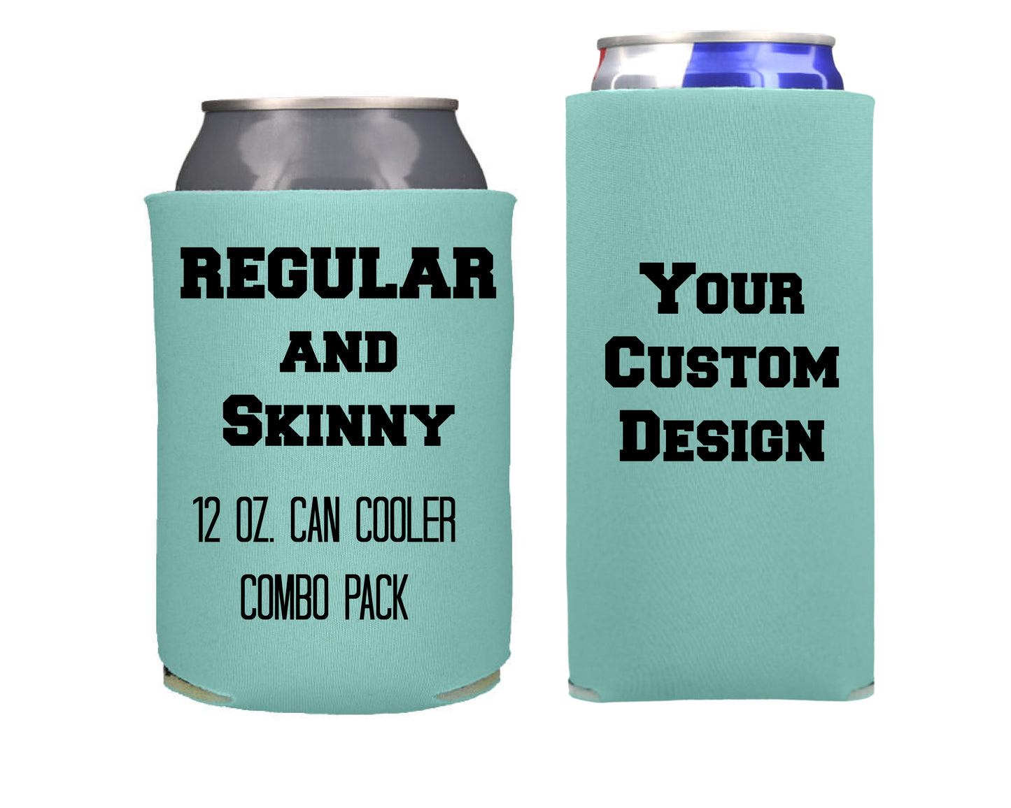 Regular and Slim Can Cooler Combo Package, Party Favor