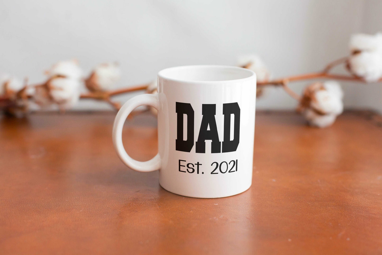 Dad Est Ceramic Mug freeshipping - Be Vocal Designs