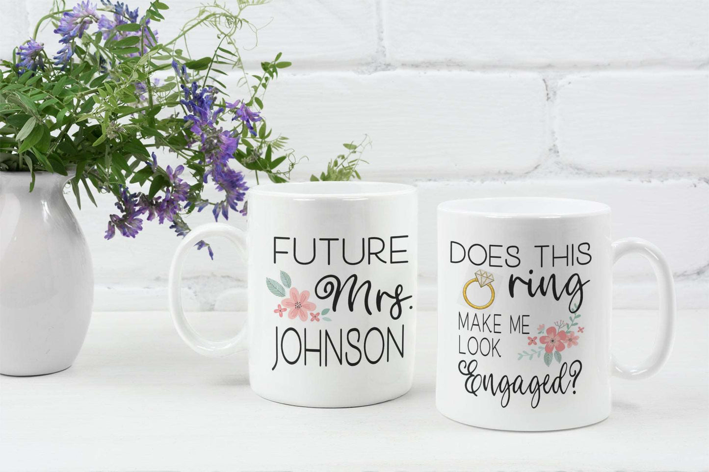 Does This Rin Make Me Look Engaged? Ceramic Mug freeshipping - Be Vocal Designs