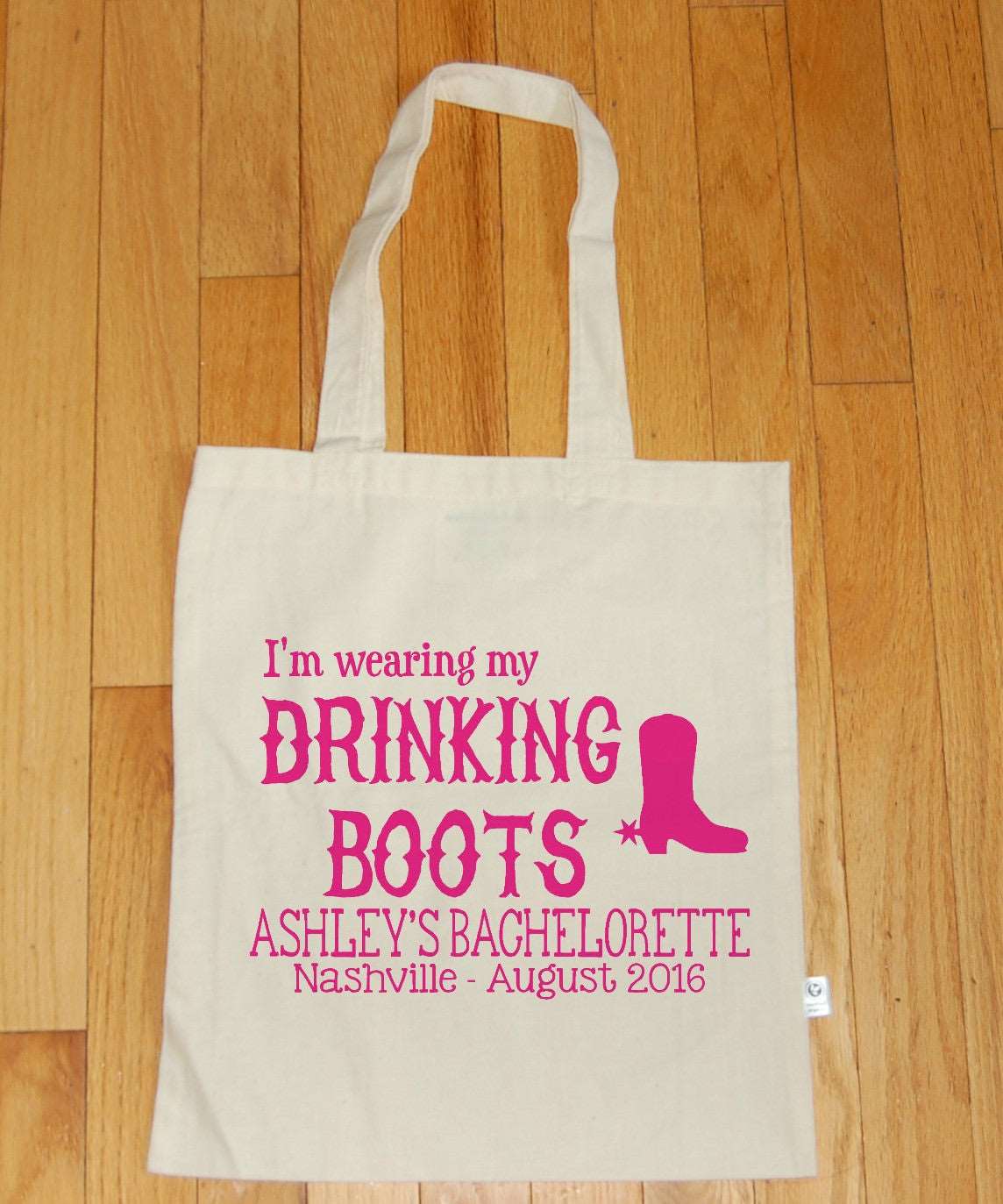 Drinking Boots Bachelorette Party Tote Bag - Be Vocal Designs