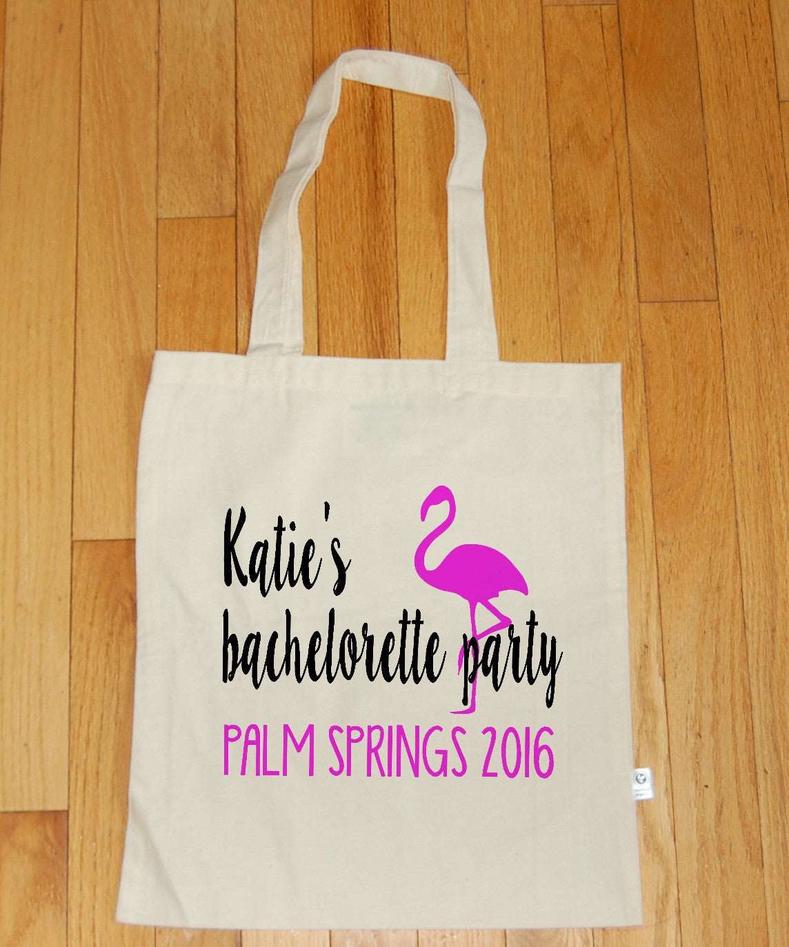 Flamingo Bachelorette Party Tote Bag - Be Vocal Designs