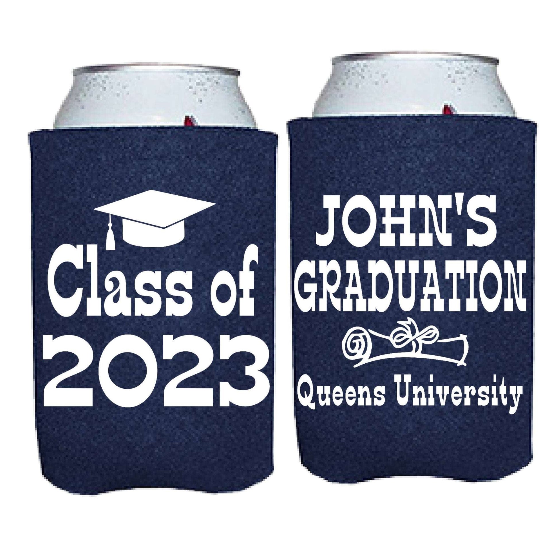 Class of 2023 Graduation Screen Printed Can Cooler