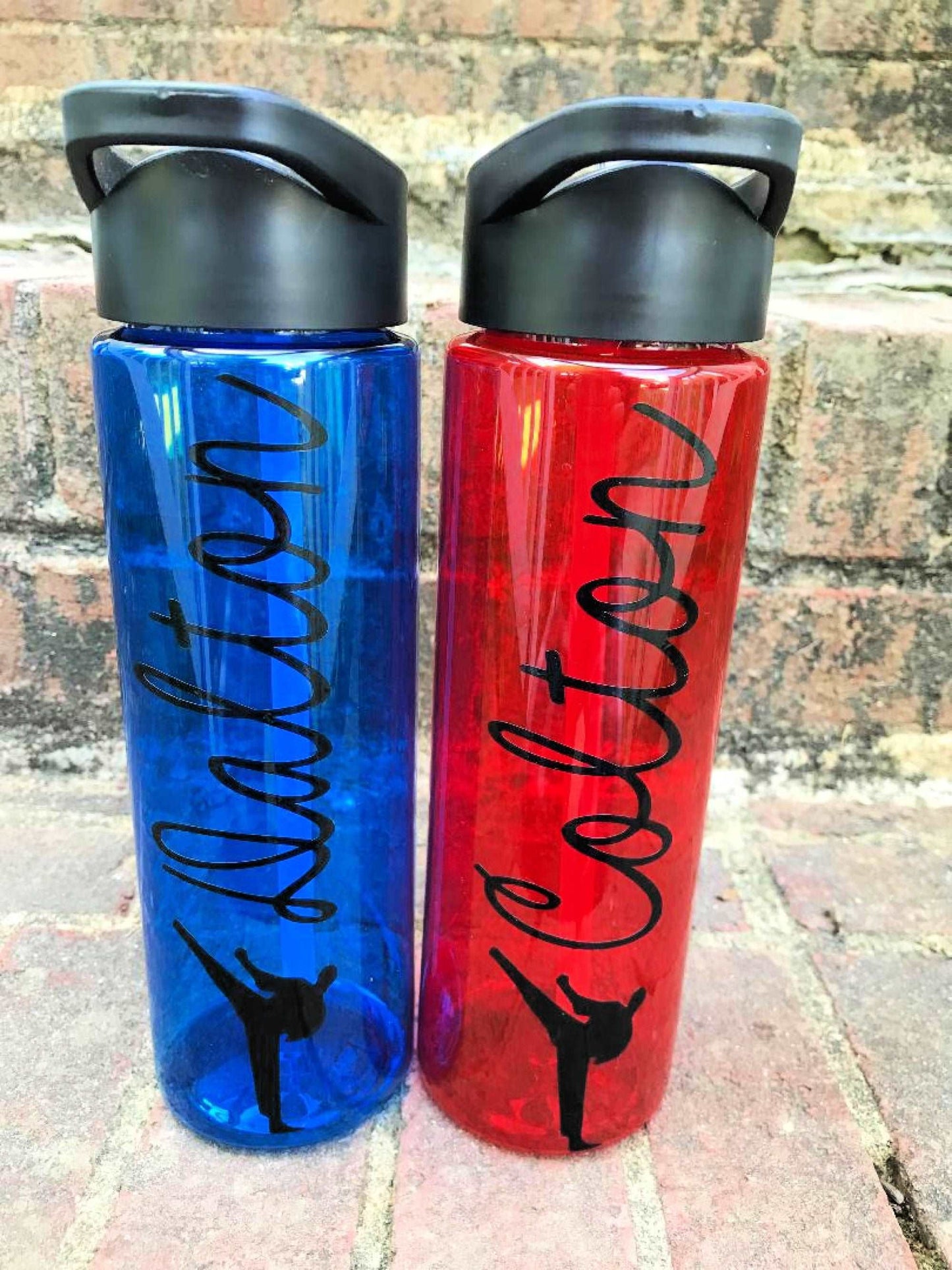 Karate Ninja Plastic Water Bottle freeshipping - Be Vocal Designs