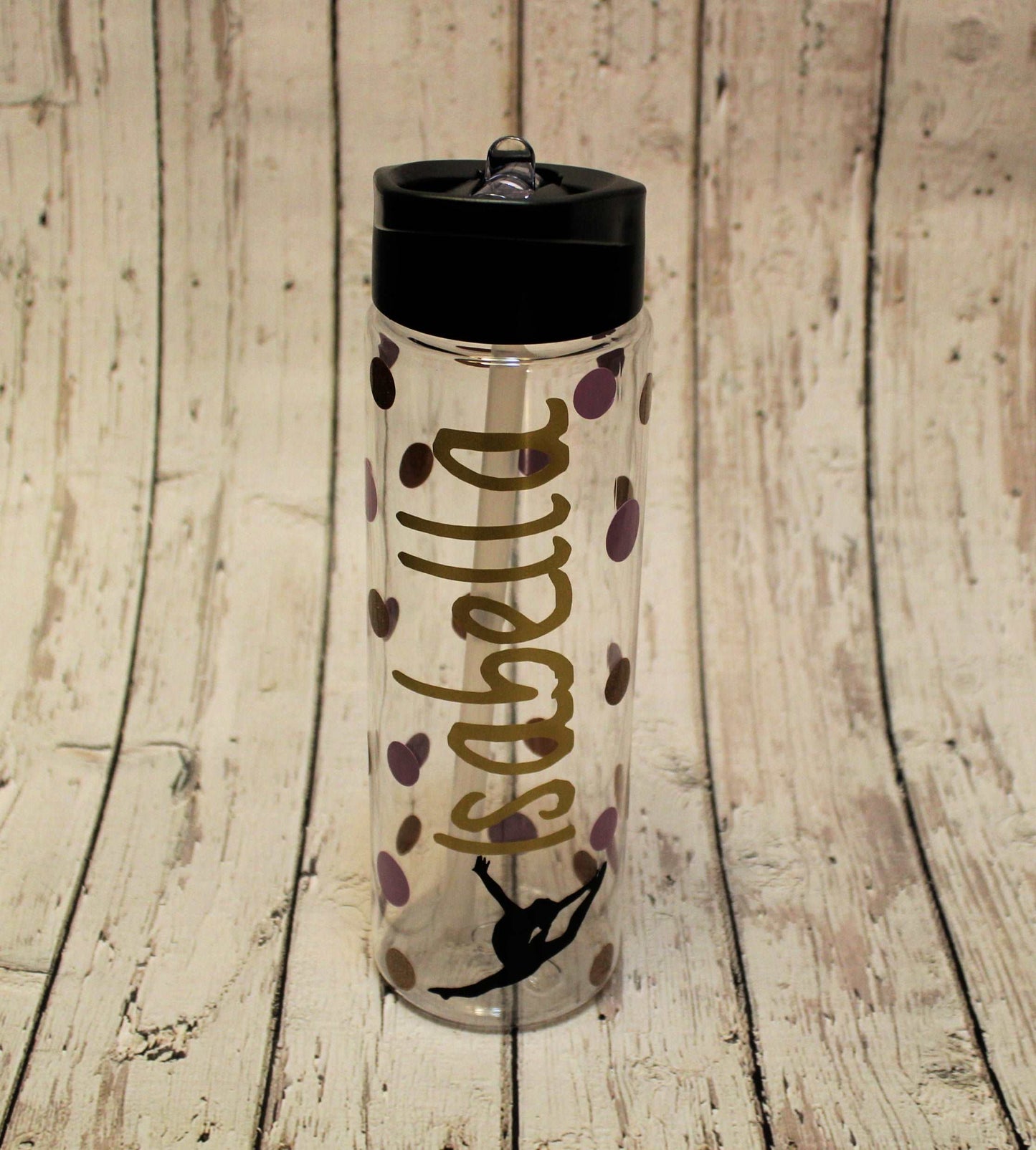 Gymnast Plastic Water Bottle freeshipping - Be Vocal Designs