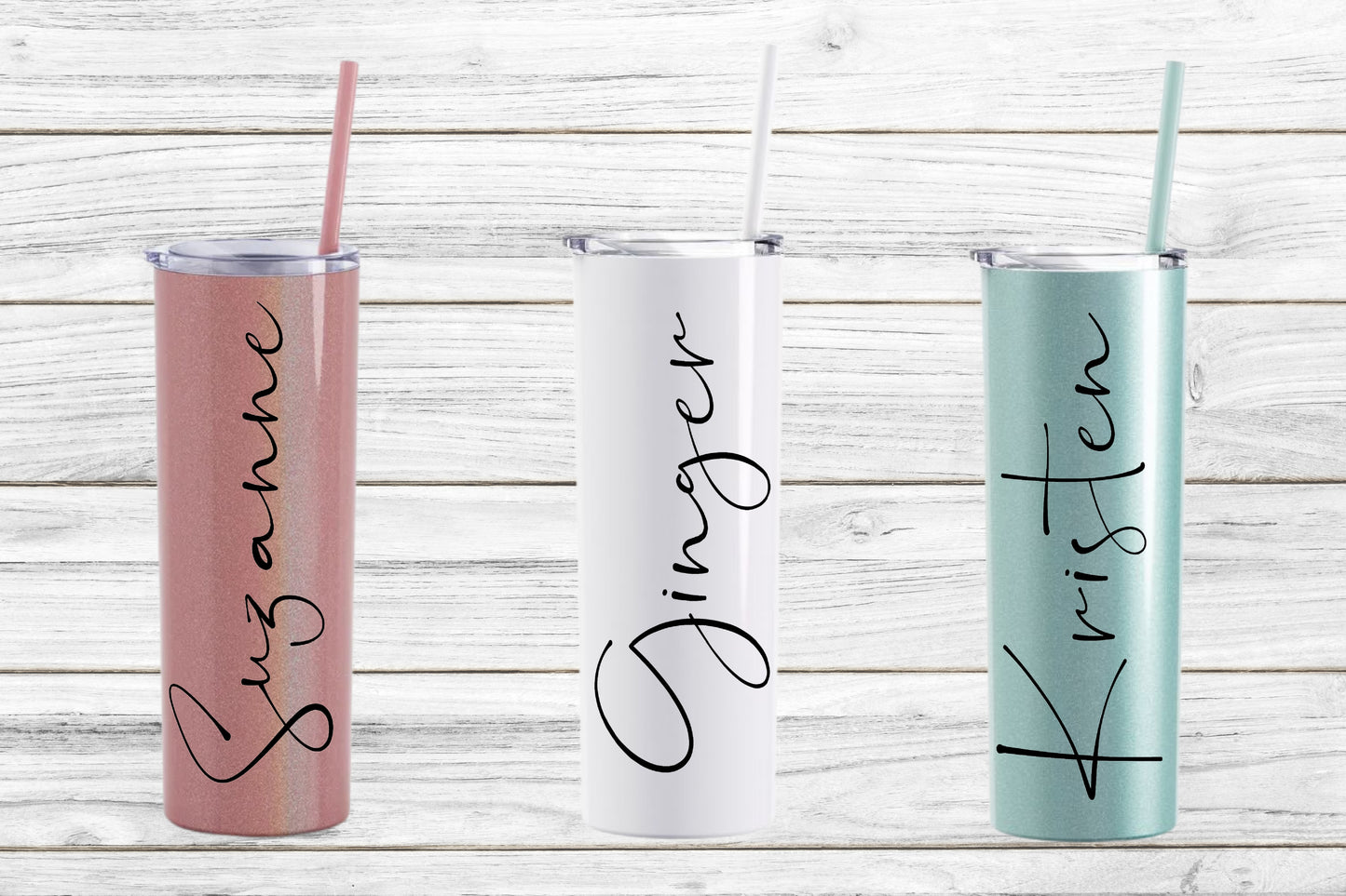 Personalized  Stainless Steel Skinny Tumbler