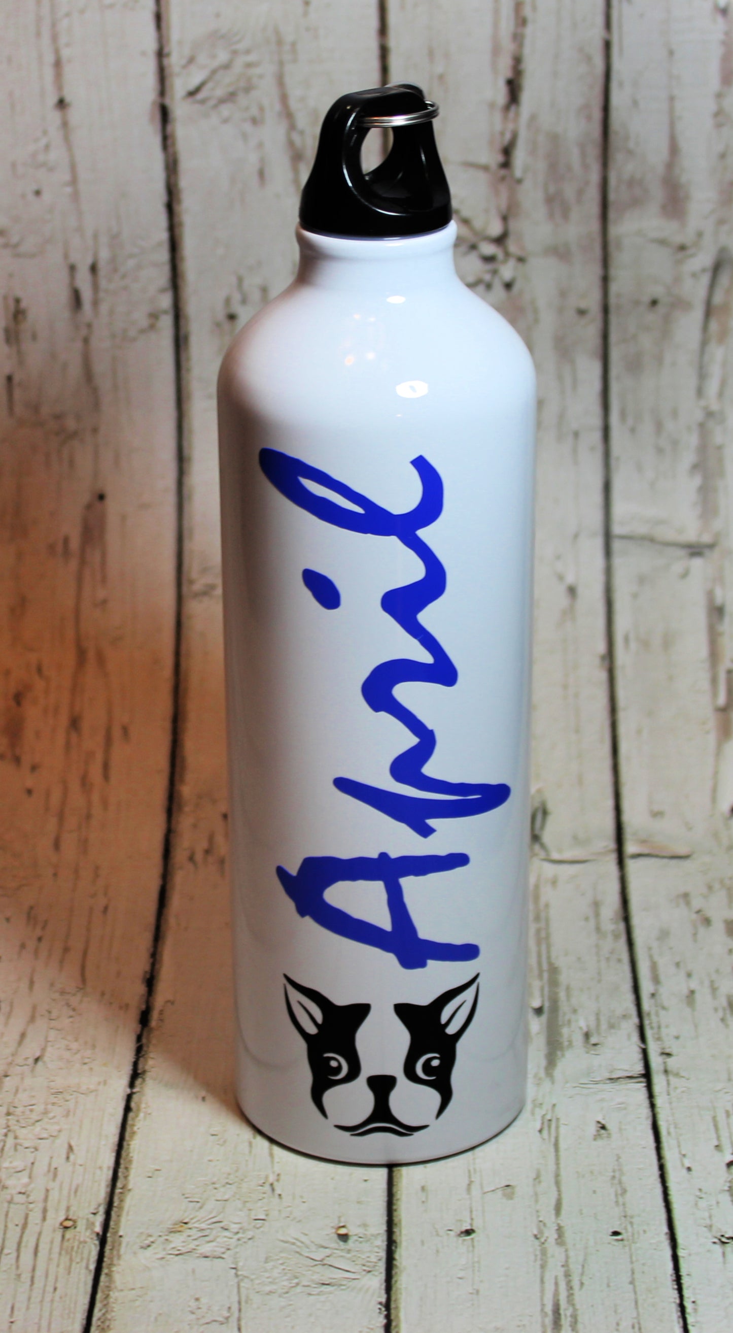 Personalized Boston Terrier Aluminum Water Bottle freeshipping - Be Vocal Designs