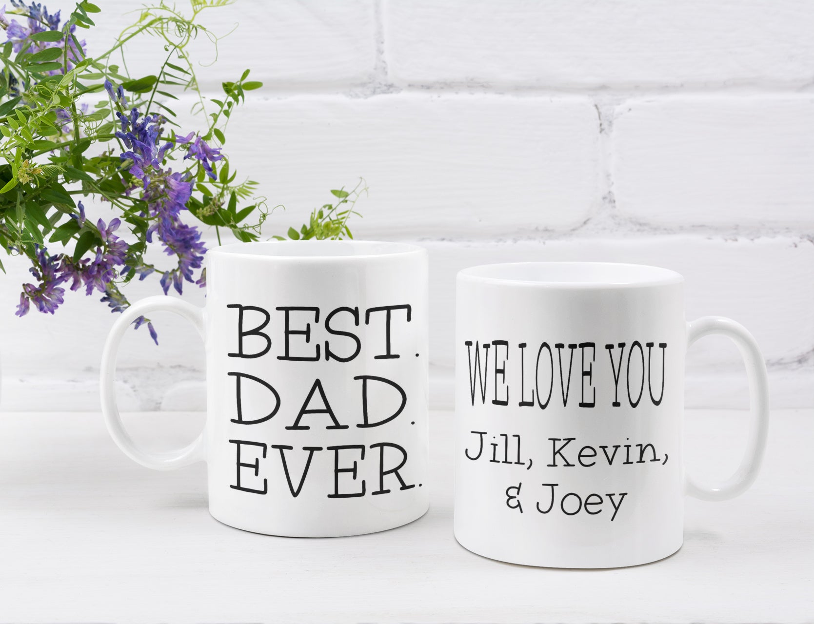 Best Dad Ever Ceramic Mug freeshipping - Be Vocal Designs