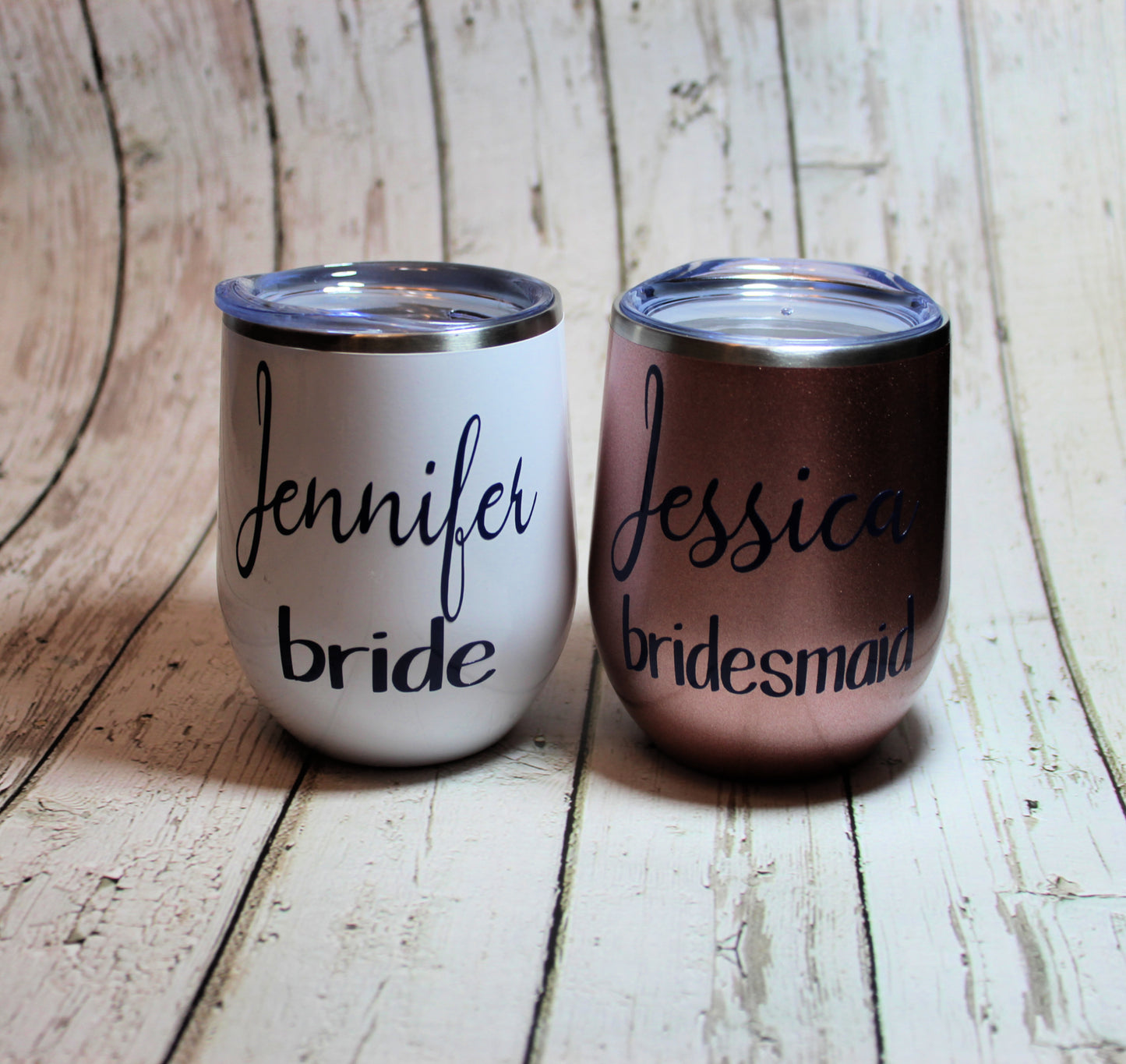 Wedding Party Stainless Steel Wine Tumbler freeshipping - Be Vocal Designs