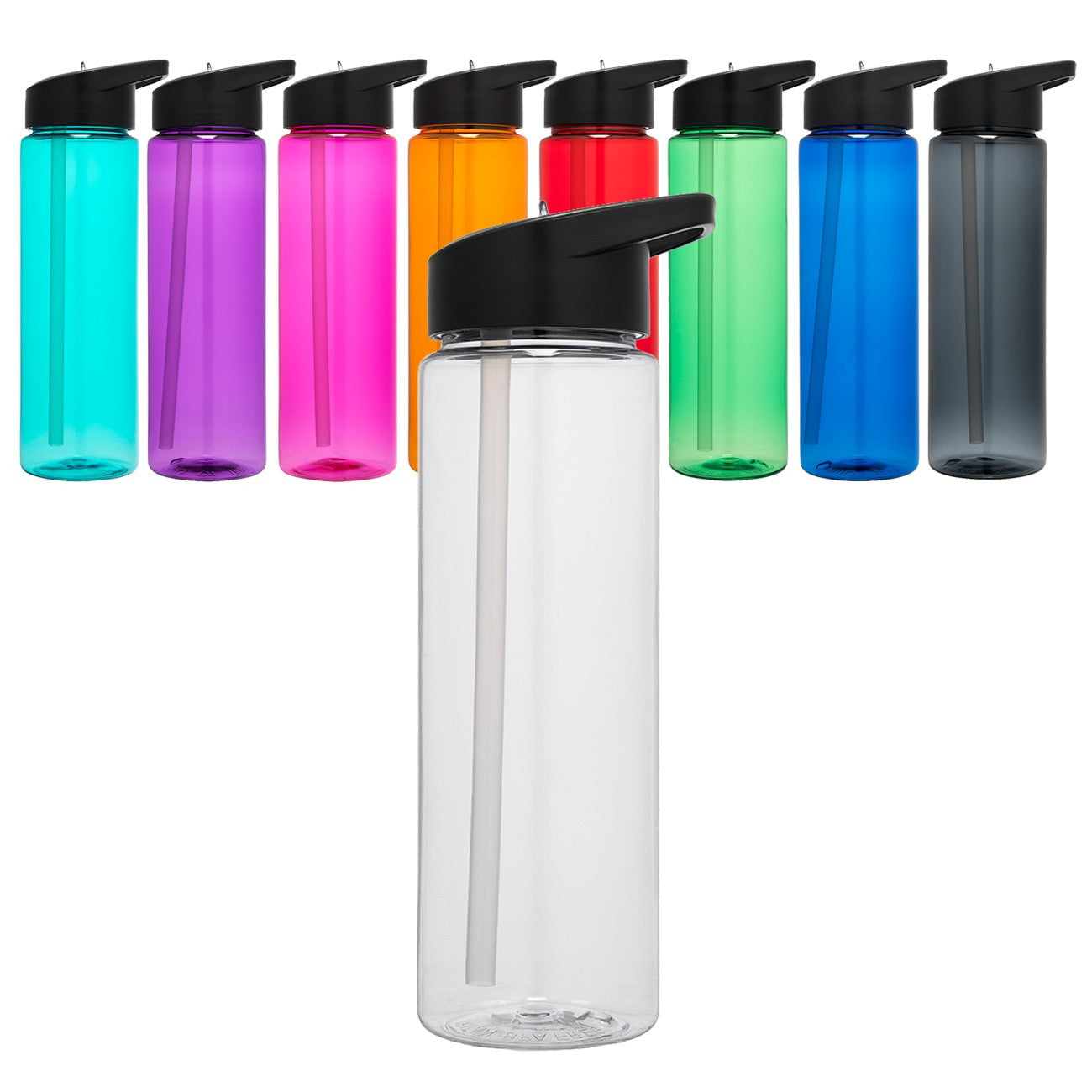 Personalized Sports Plastic Water Bottle - Be Vocal Designs