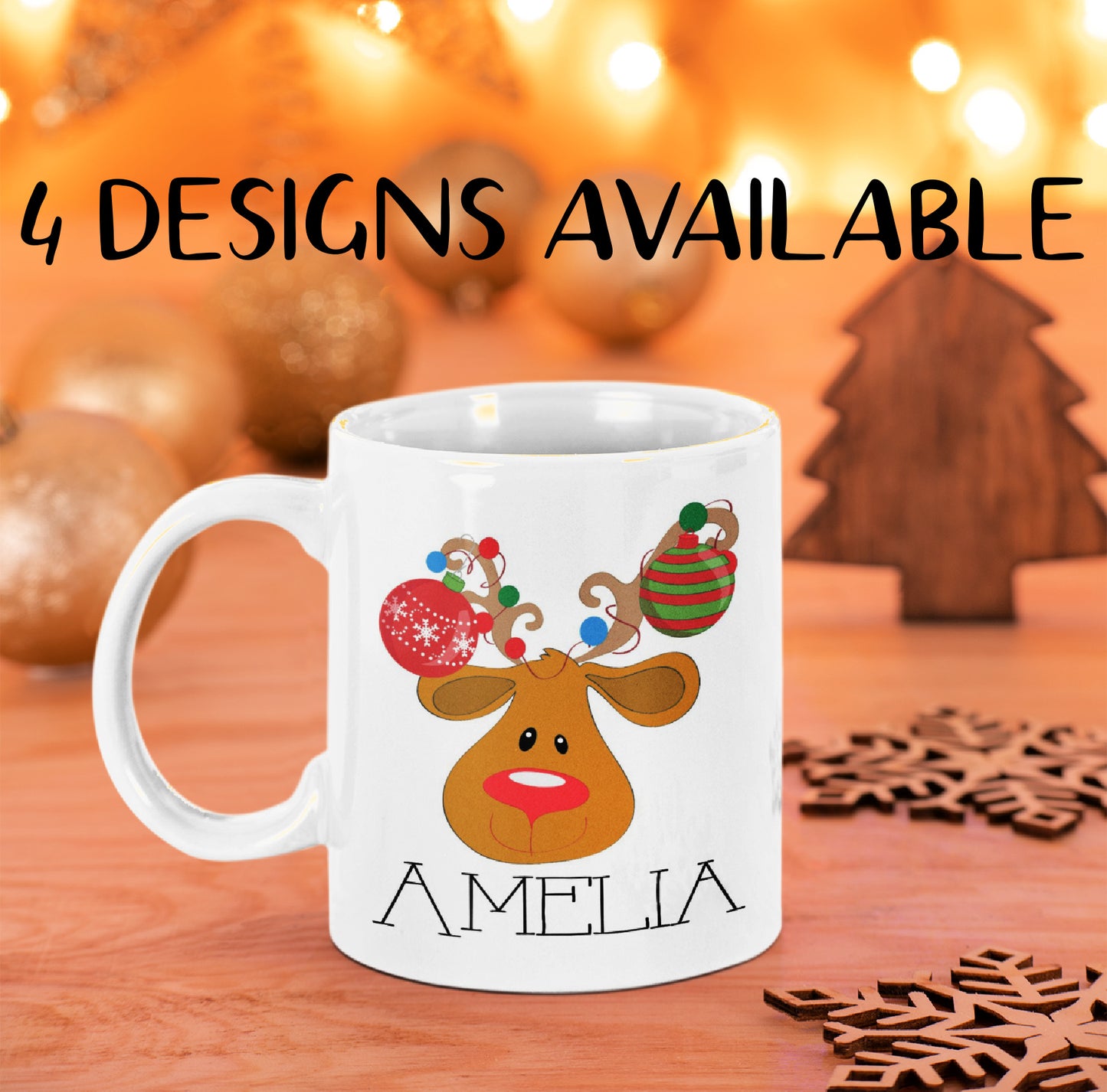 Personalized Christmas Ceramic Mug