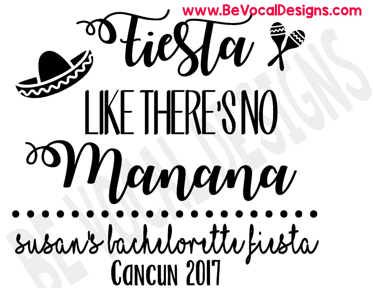 Fiesta Like There's No Manana Flowy Raglan Screen Printed Tee Shirts ...