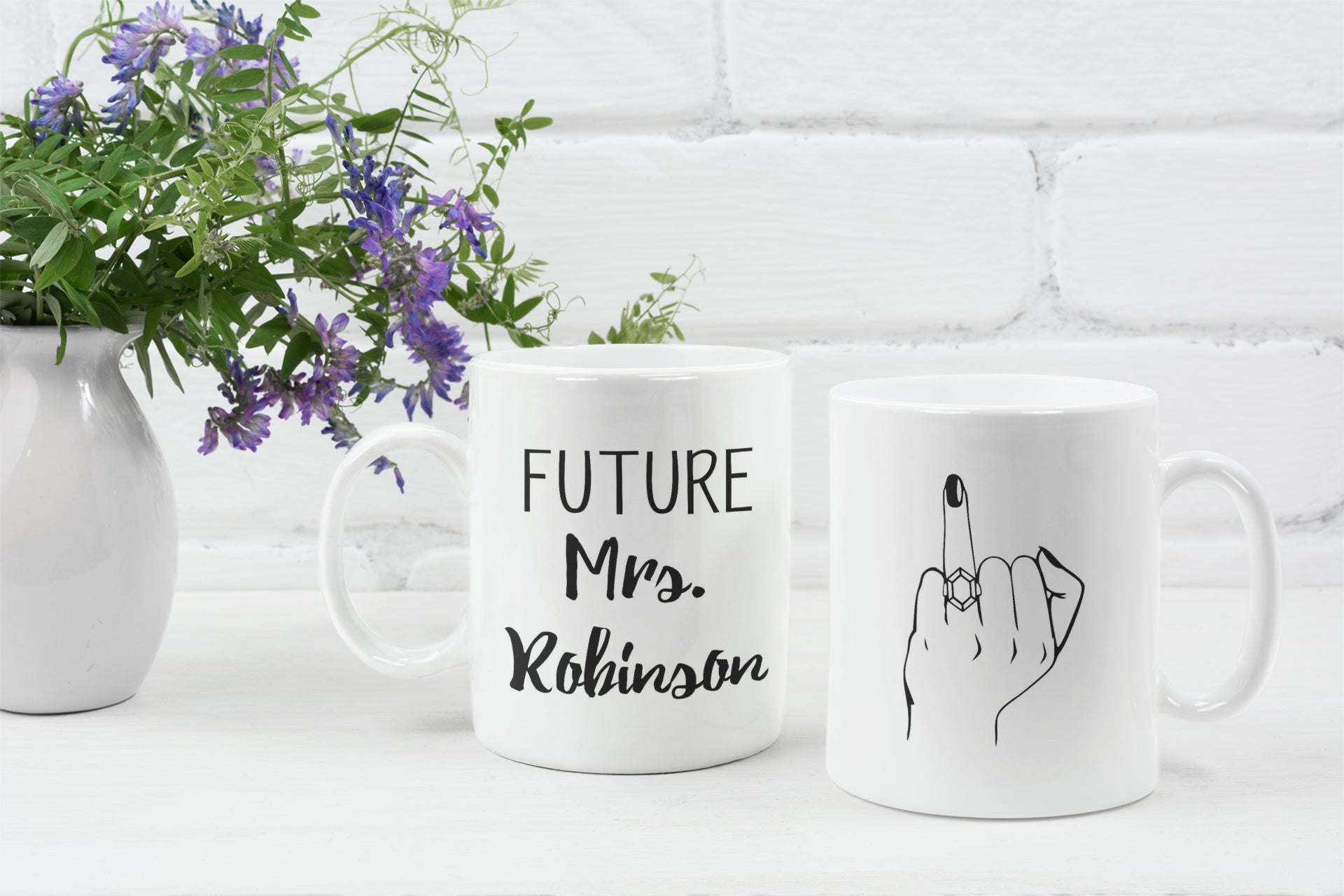 Future Mrs. Engagment Ceramic Mug freeshipping - Be Vocal Designs